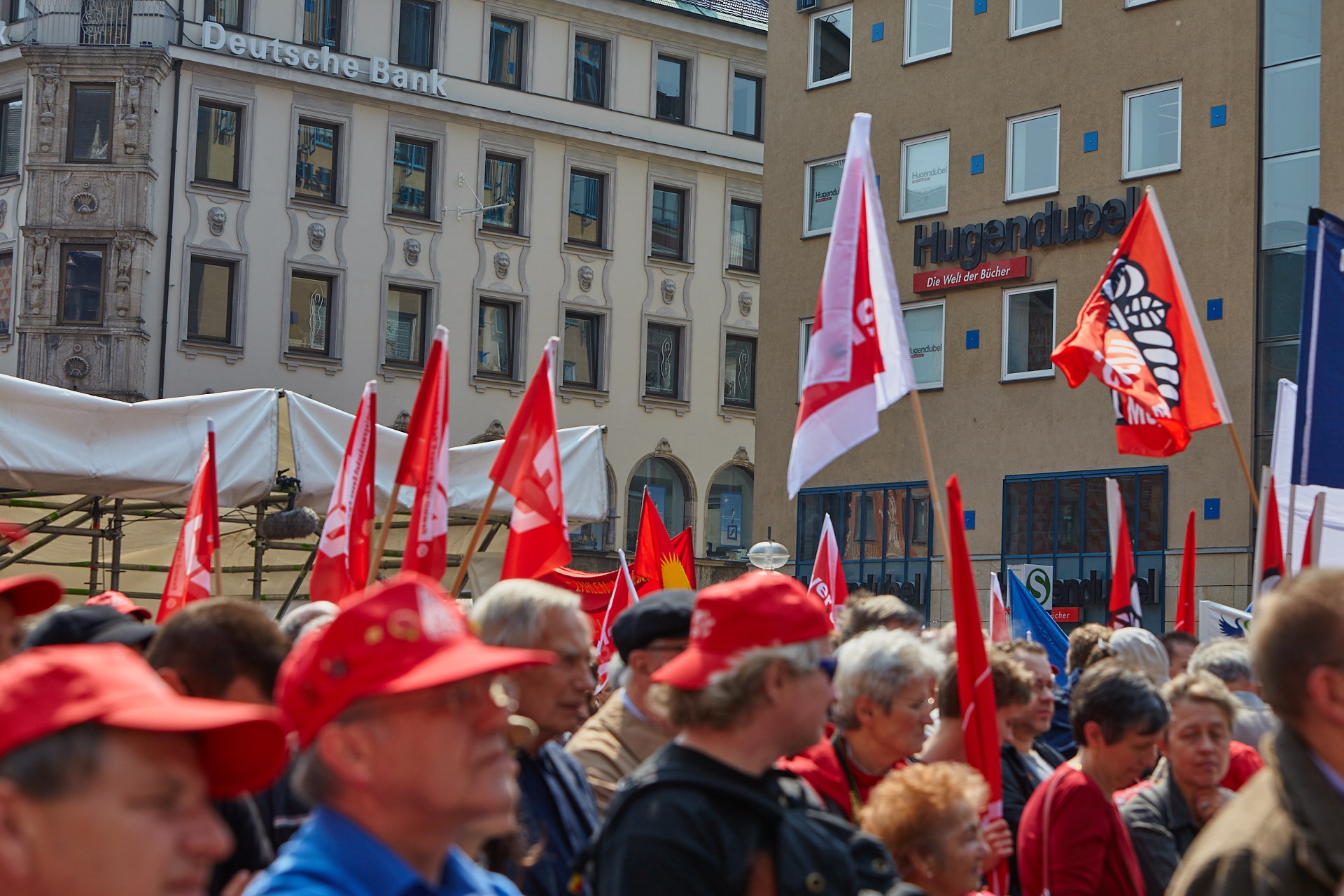 1. Mai 2009 - Kundgebung auf dem Marienplatz